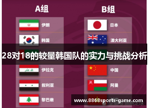 28对18的较量韩国队的实力与挑战分析